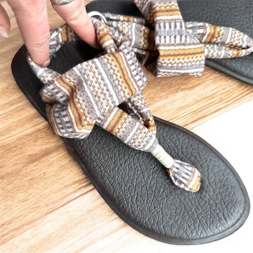 Sanuk Womens Yoga Sling Boho Print Sandals size 9 New - Picture 4 of 5